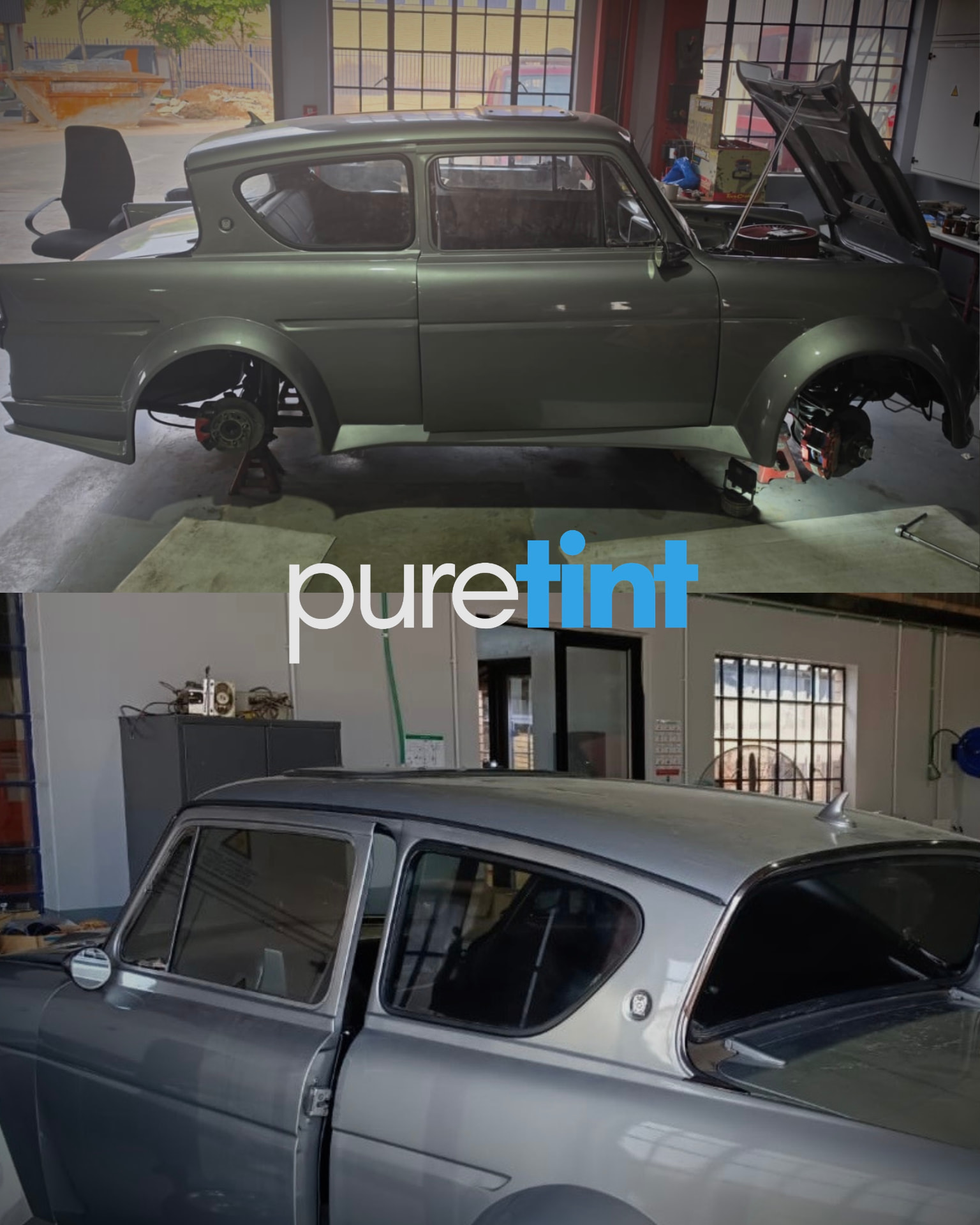 Classic vehicle window tinting job completed in Kempton Park, Johannesburg by PureTint
