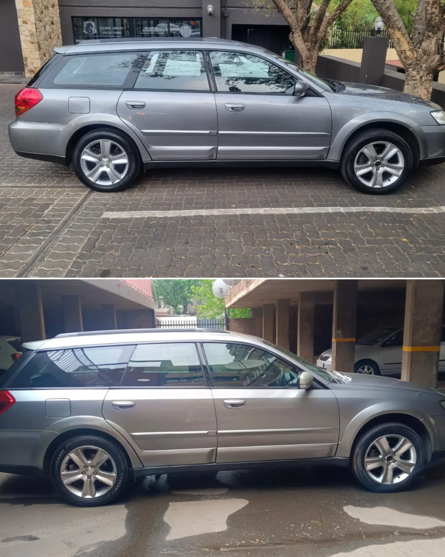 Subaru estate window tinting job completed in Arcadia, Pretoria by PureTint